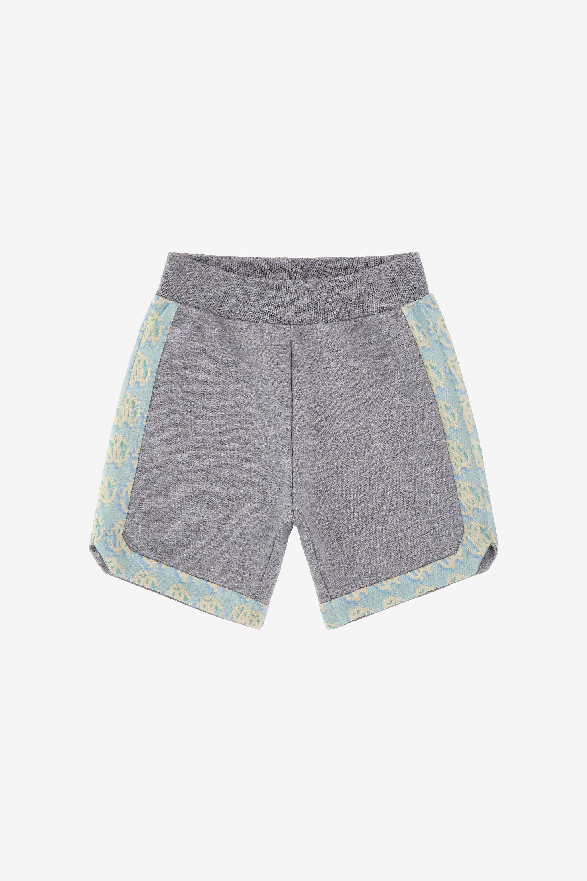 JU Monogram Accent Shorts JU Monogram Accent Shorts Gray SJT206-CF050
