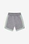 JU Monogram Accent Shorts JU Monogram Accent Shorts Gray SJT206-CF050
