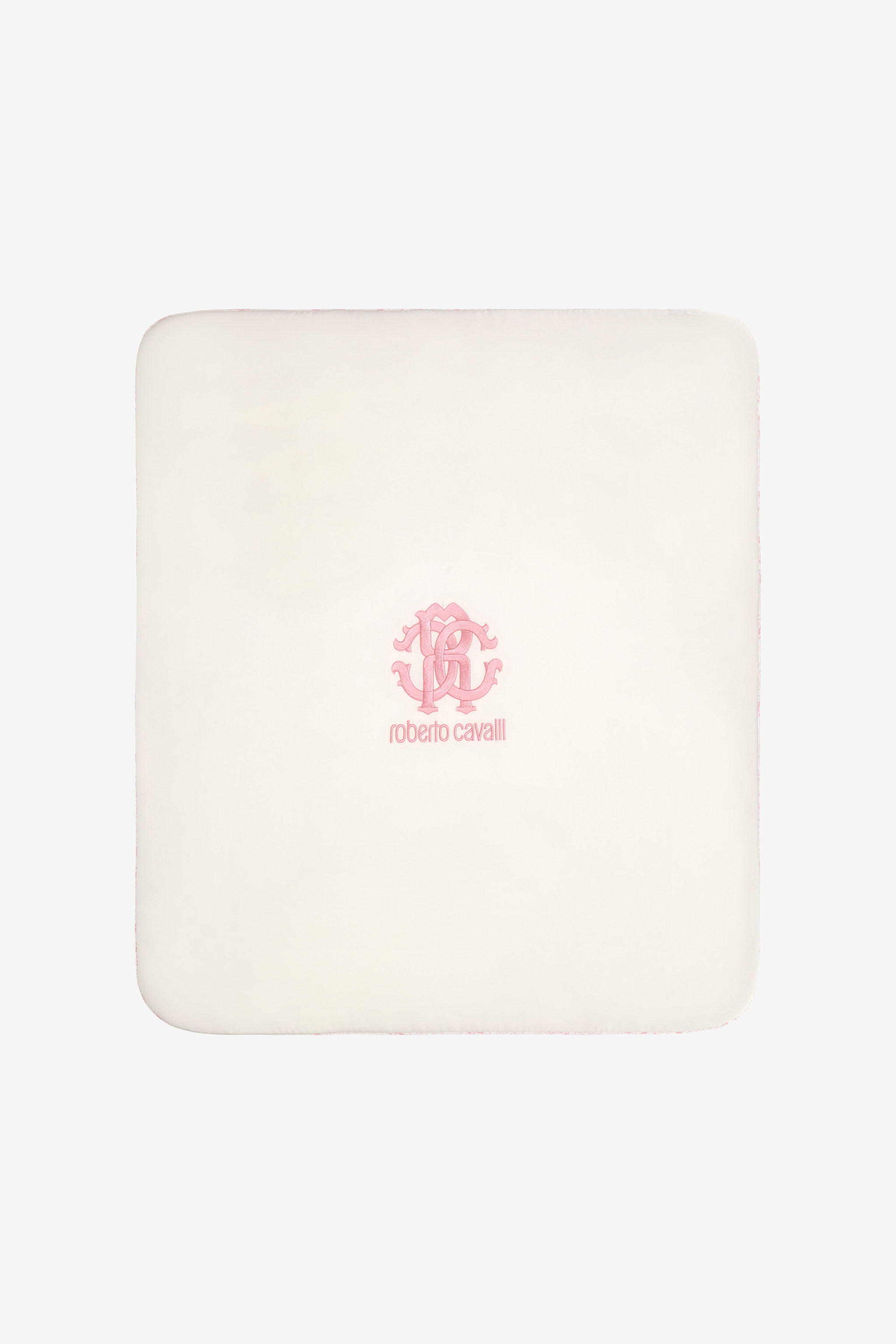 JU Logo print baby blanket JU Logo print baby blanket Pink SJT832-JD001