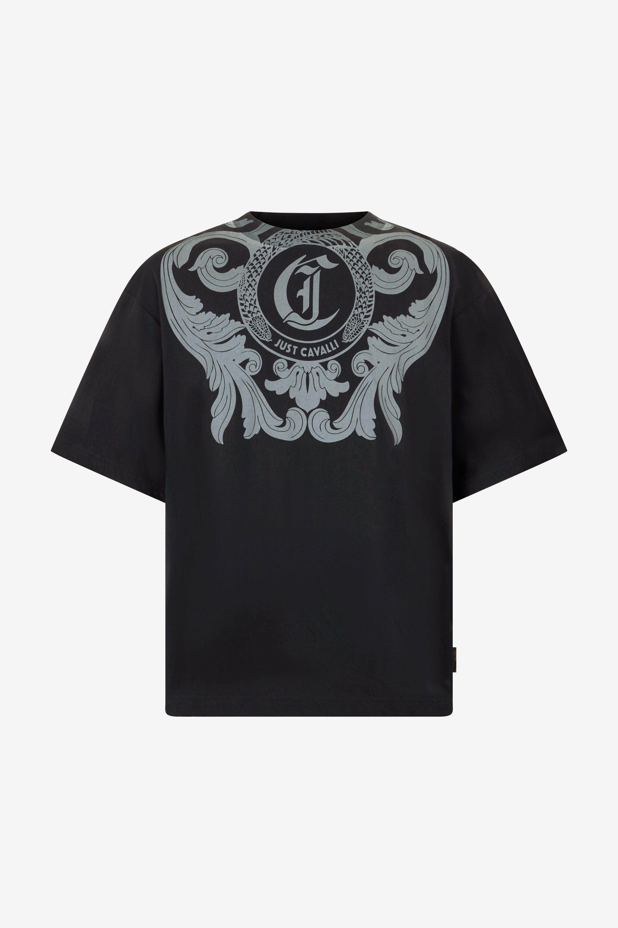 JC Black T-Shirt With Logo JC Black T-Shirt With Logo BLACK WFT060-WF090