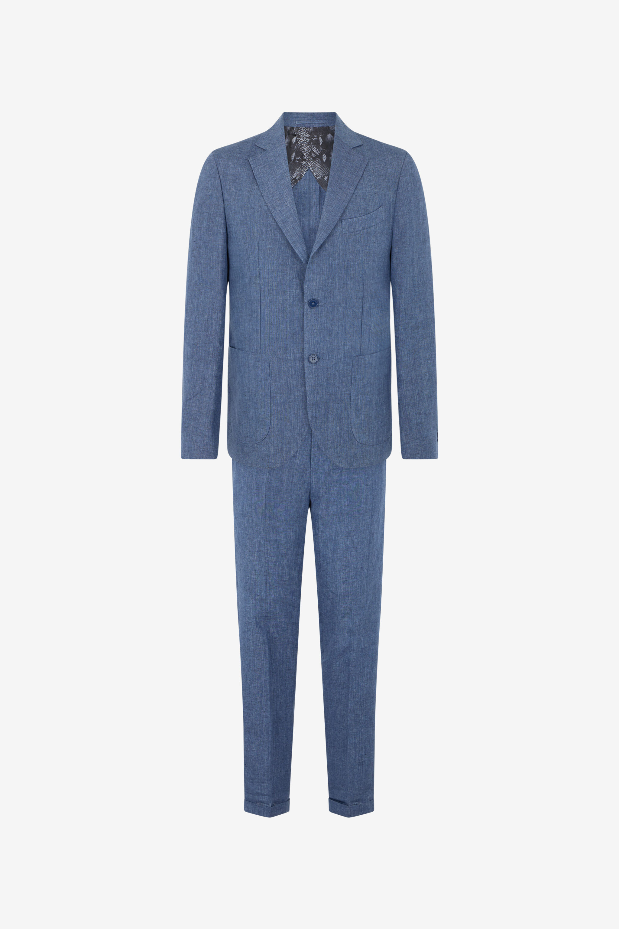 RC Blue Tailored Linen Suit RC Blue Tailored Linen Suit LIGHT BLUE QOT40P-1NO01