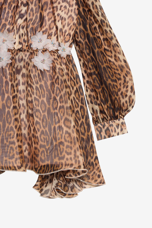 JU Vestido de leopardo JU Vestido de leopardo JAGUAR XJT10C-2NS60