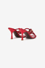 RC Sandali Con Applicazioni Gioiello Rosso VKS014-PZ579