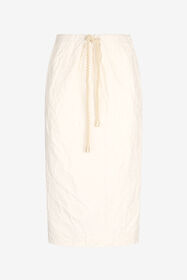 RC Midi Skirt with Drawstring Ivory UWT303-FN026