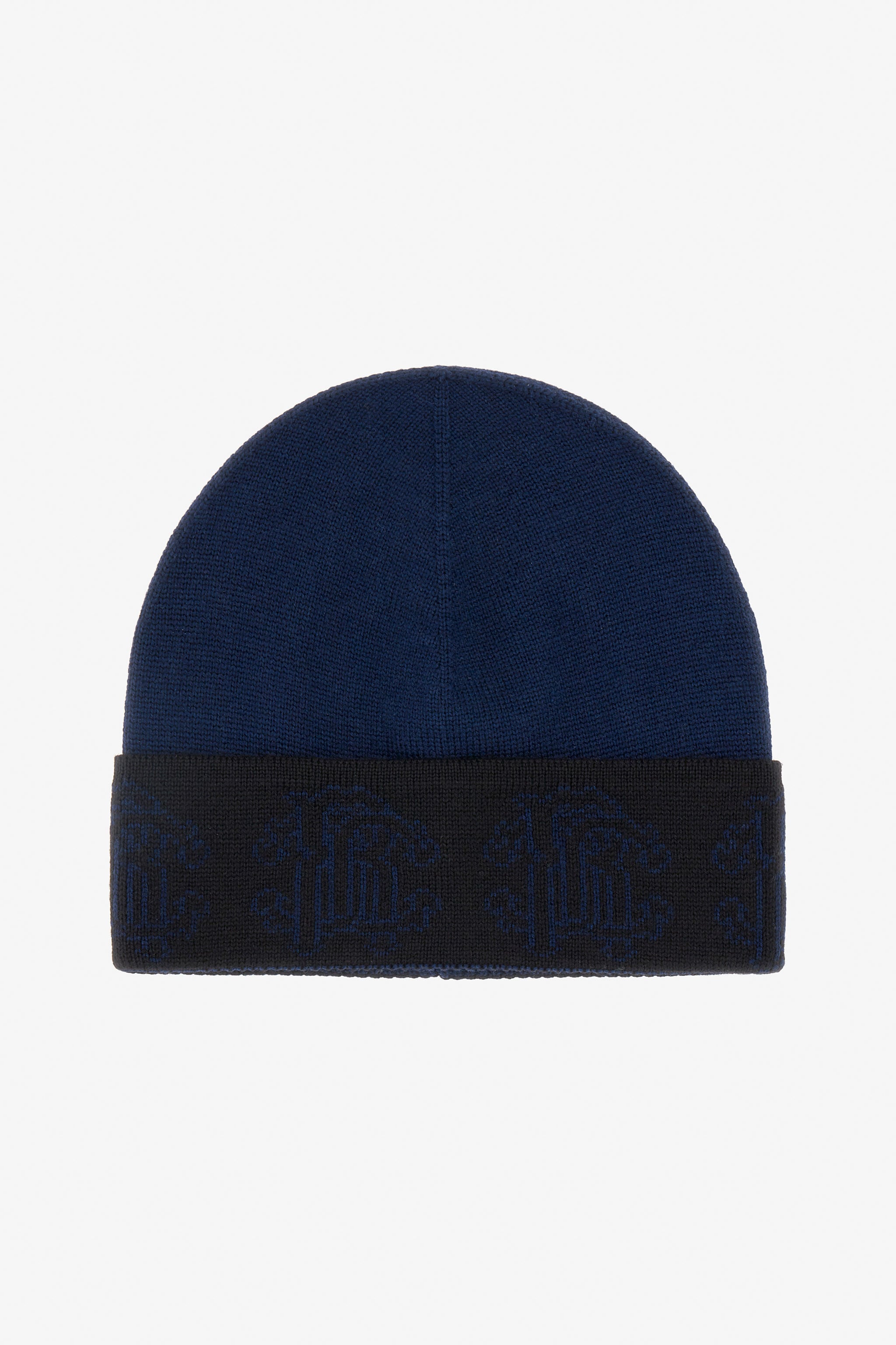 RC Cappello Beanie Blu Scuro in Lana con Fascia Logo RC Cappello Beanie Blu Scuro in Lana con Fascia Logo Blu scuro NOZ00E-MQ014