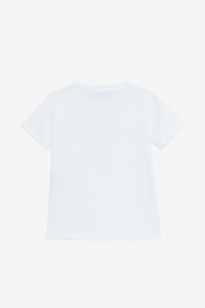 JU T-Shirt Avec Monogramme RC Et Signature En Strass Blanc UJT62E-JD001