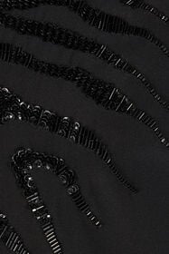 RC Camicia in seta ricamo zebrato Nero UKR709-SY001