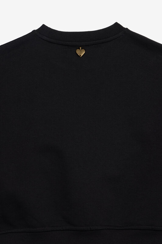 JC Sweatshirt with Rhinestone Logo JC Sweatshirt with Rhinestone Logo BLACK XFT6A0-CF004