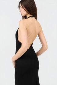 RC Black Midi Dress BLACK WKT141-JJ009