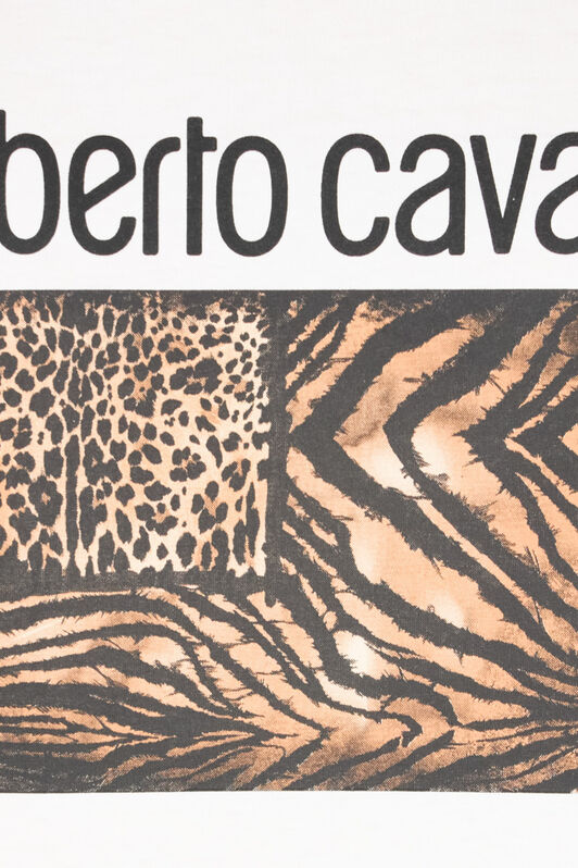 RC Animal print T-shirt with logo White OOT60G-JD060