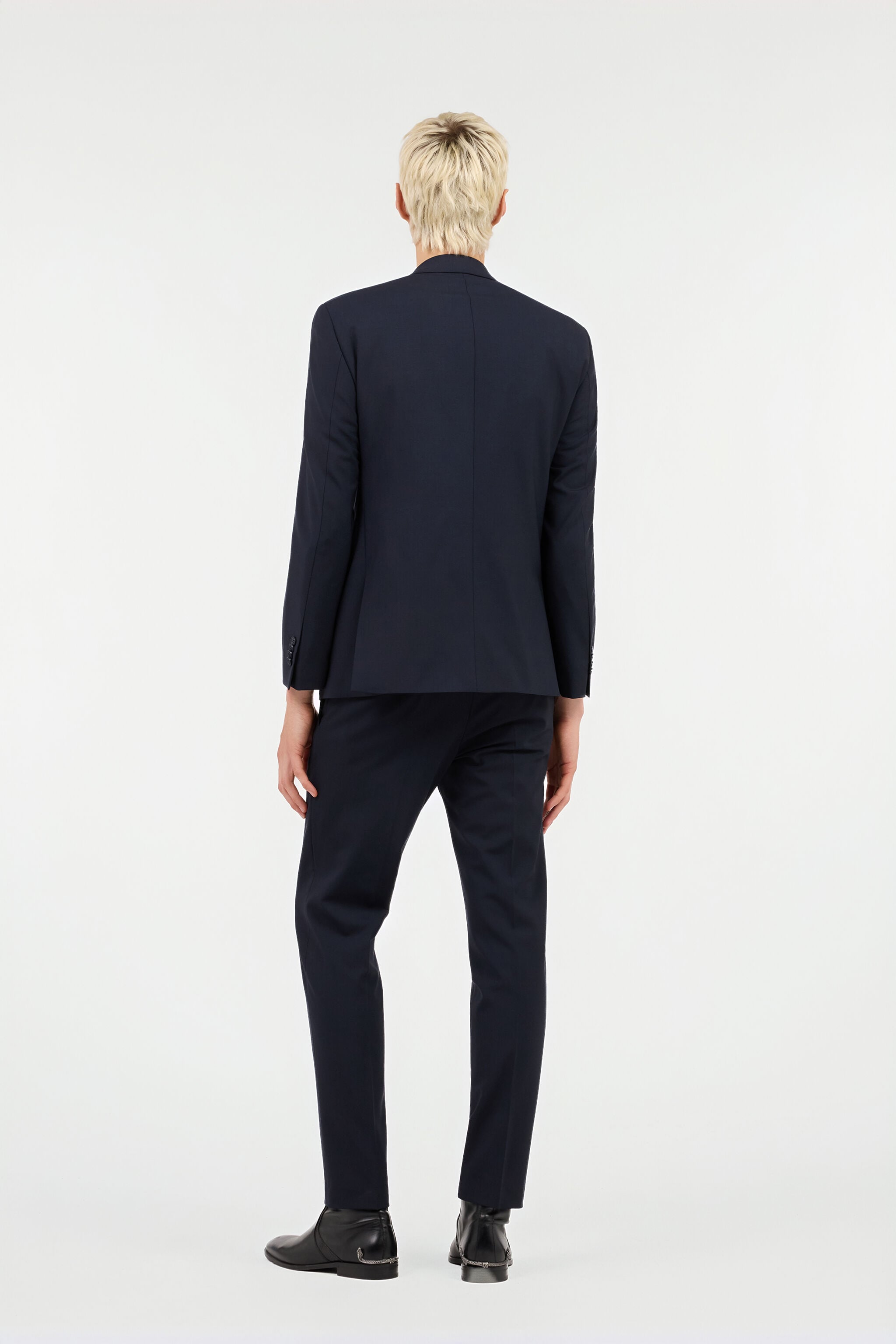 RC Dark Blue Tailored Wool Suit RC Dark Blue Tailored Wool Suit NAVY QOT40N-FEO01