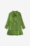 JU Grünes Kleid mit Jaguar-Print GREEN XJT11B-FXS71
