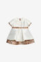 JU Robe en soie avec imprimé JU Robe en soie avec imprimé MILKY WHITE VJT100-RDJ01