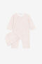 JU Animalier Patchwork-Print Babygrow Set JU Animalier Patchwork-Print Babygrow Set Pink OJT80A-JMC76