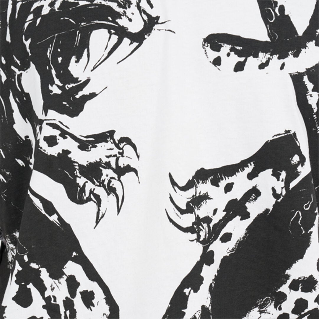 RC White T-Shirt With Printed Tigers RC White T-Shirt With Printed Tigers WHITE QOT62A-JD060