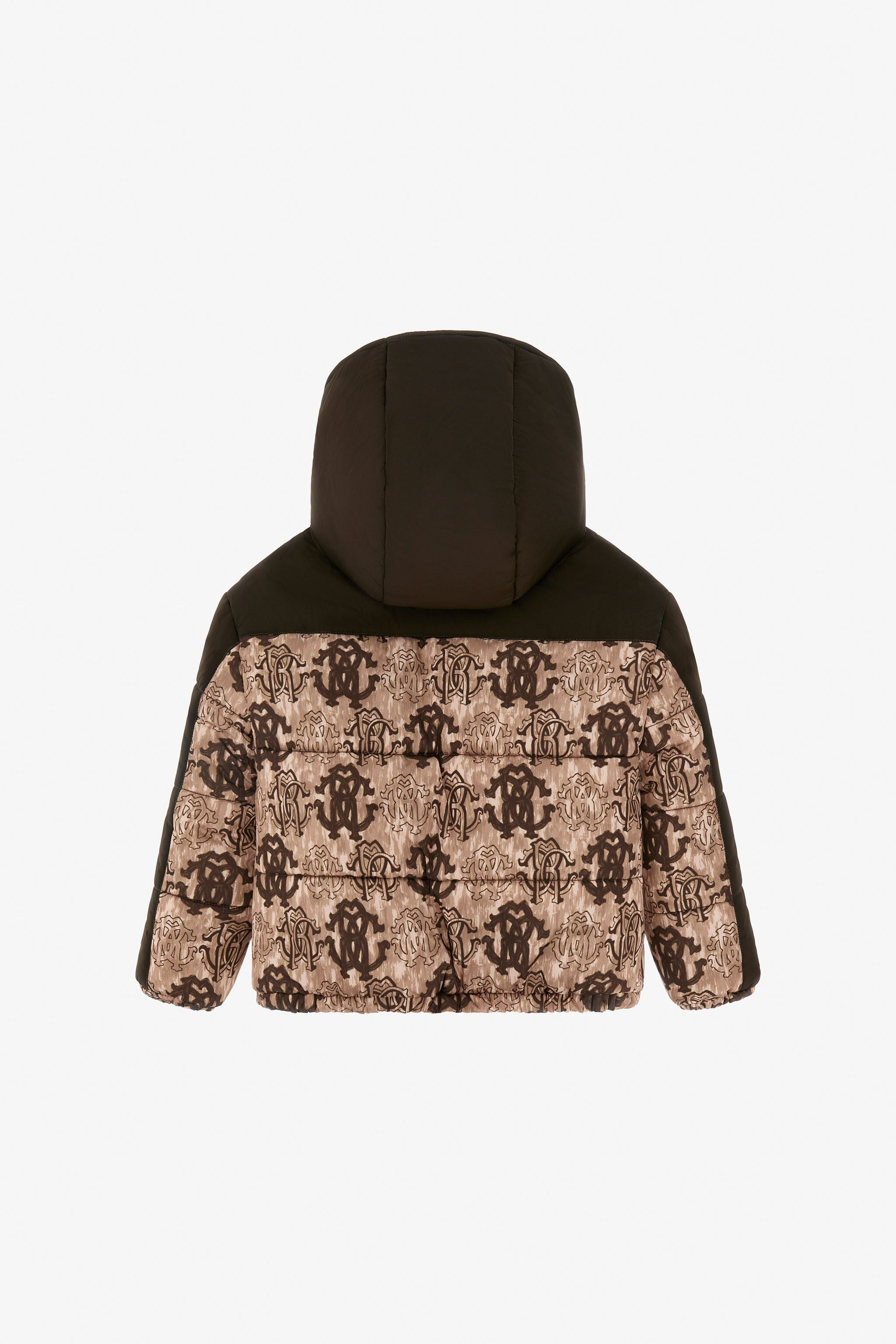 JU Monogram Puffer Jacket JU Monogram Puffer Jacket BROWN/DARK BROWN TJT40C-5RM11