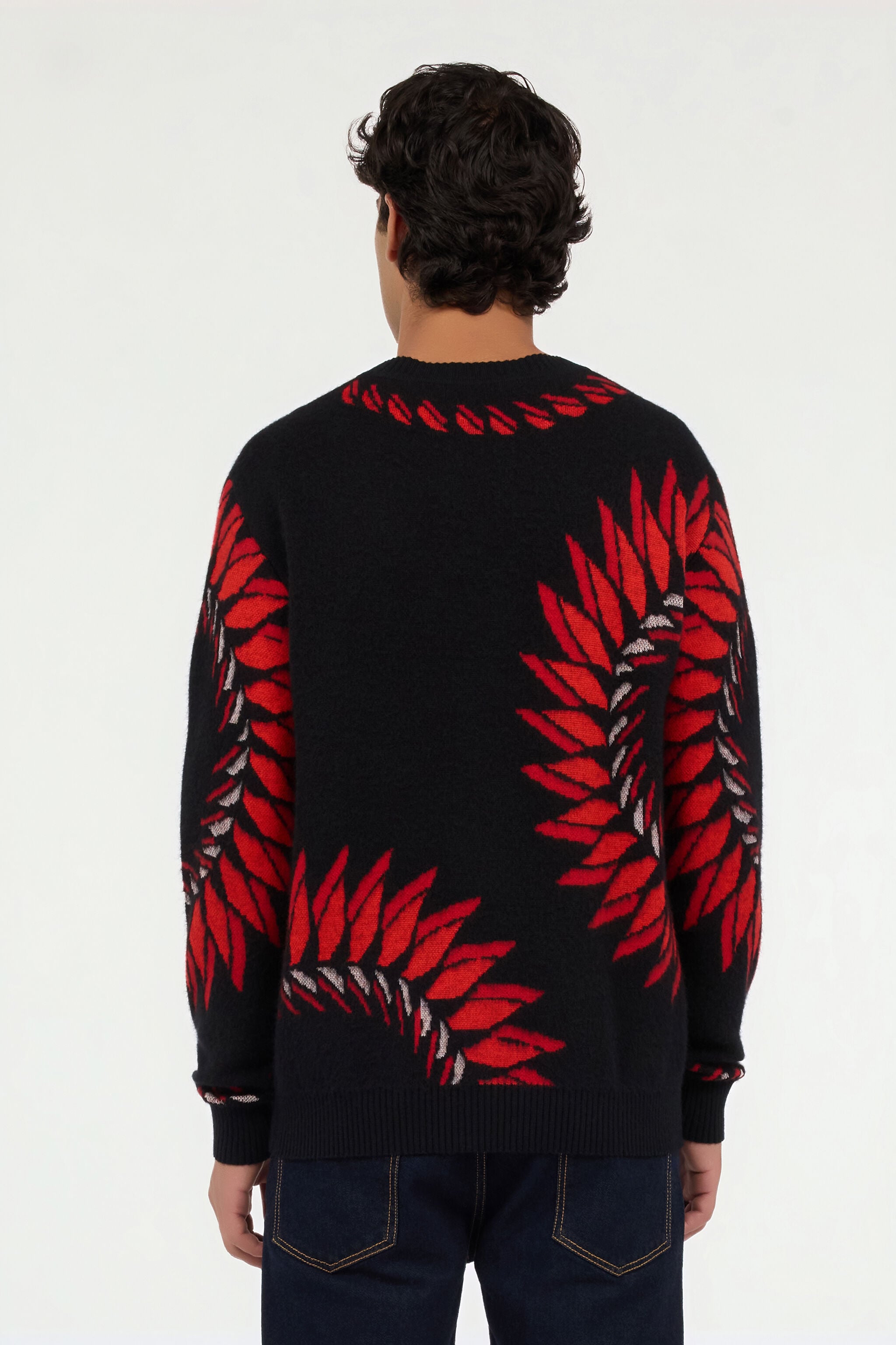 RC Black Sweater with Red and White Dragon RC Black Sweater with Red and White Dragon BLACK WHITE RED VNM603-MQ013