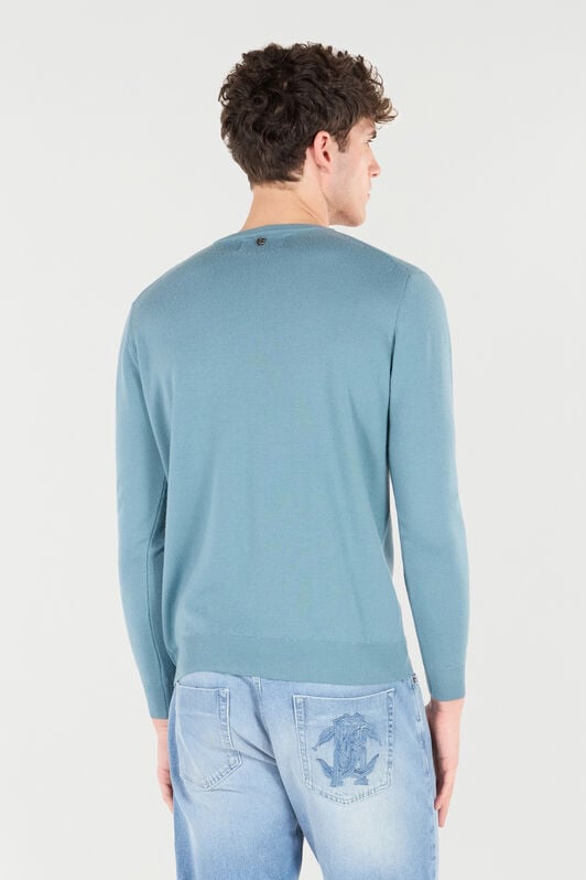 RC Wool Crew-Neck Sweater RC Wool Crew-Neck Sweater BLUE AVIO POM60D-MQ001