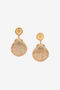 RC Earrings With Shells And Crystals RC Earrings With Shells And Crystals Gold UWG016-AM072