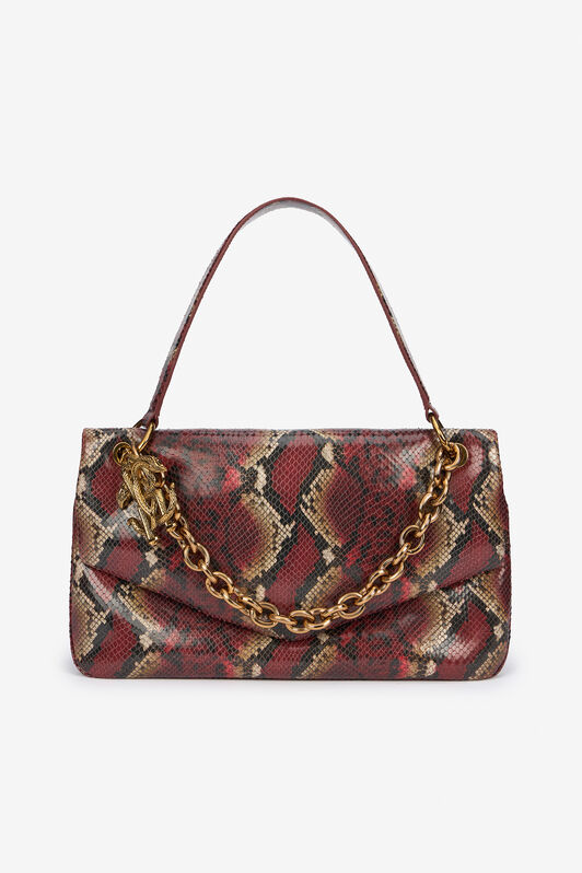 RC Borsa Bordeaux Con Stampa Python BORDEAUX VWB002-PZ666
