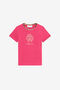 JU T-shirt avec logo en coton JU T-shirt avec logo en coton FUXIA BOUGANVILLE VJT62H-JD001