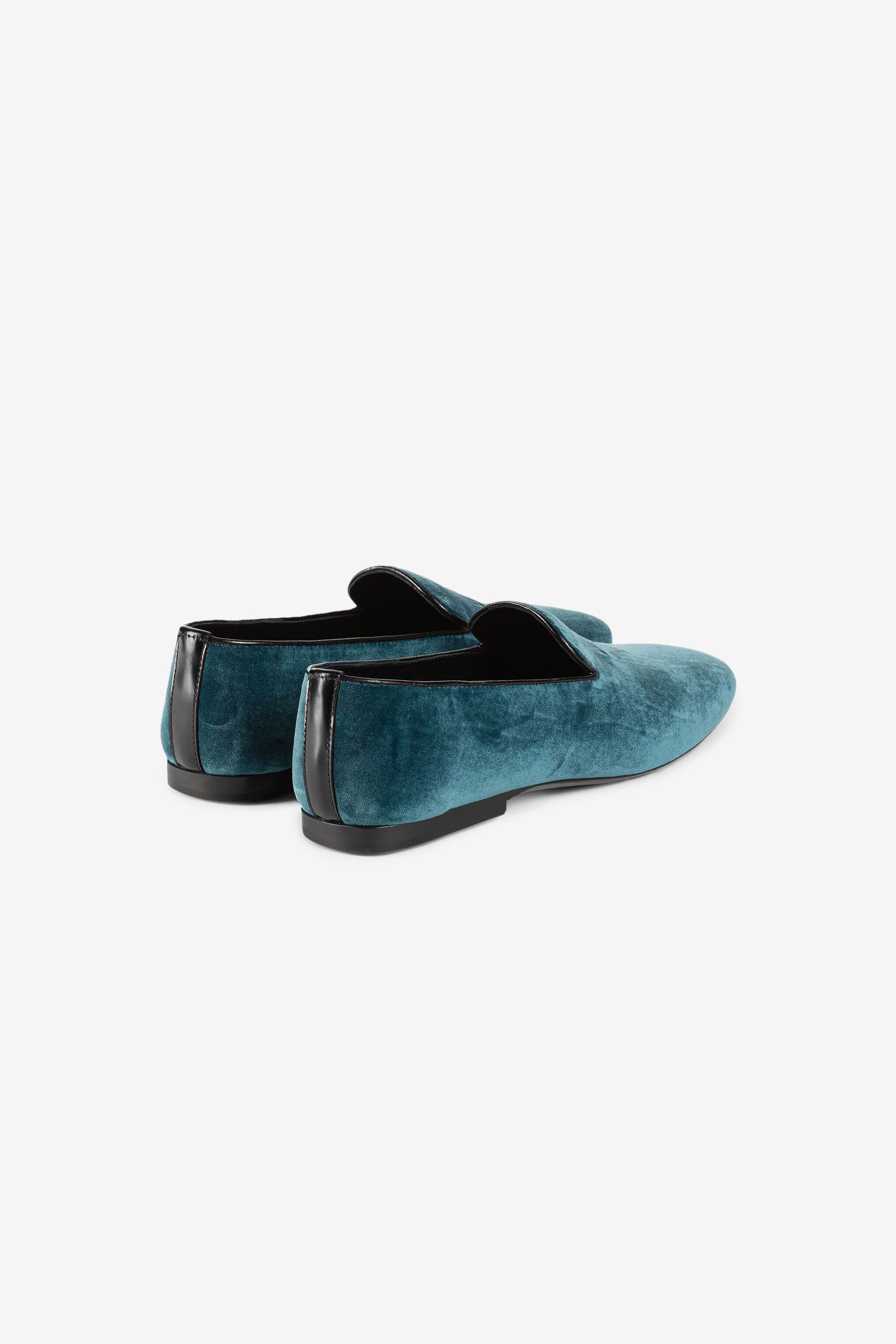 RC Mirror Snake-Embroidered Velvet Loafers RC Mirror Snake-Embroidered Velvet Loafers OTTANIO PKS001-PZA95