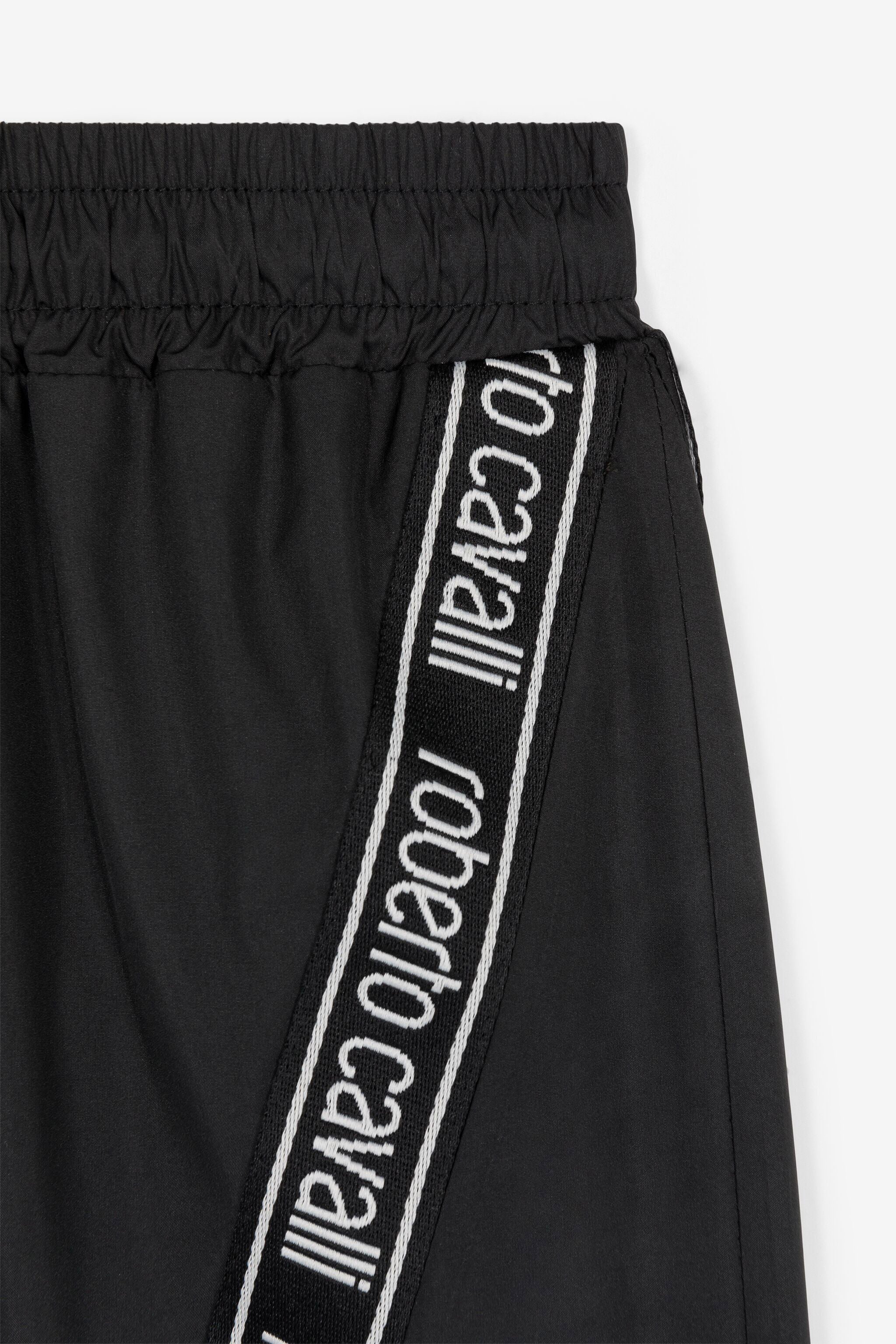 JU Logo-Stripe Swim Shorts JU Logo-Stripe Swim Shorts Black OJH002-FT169