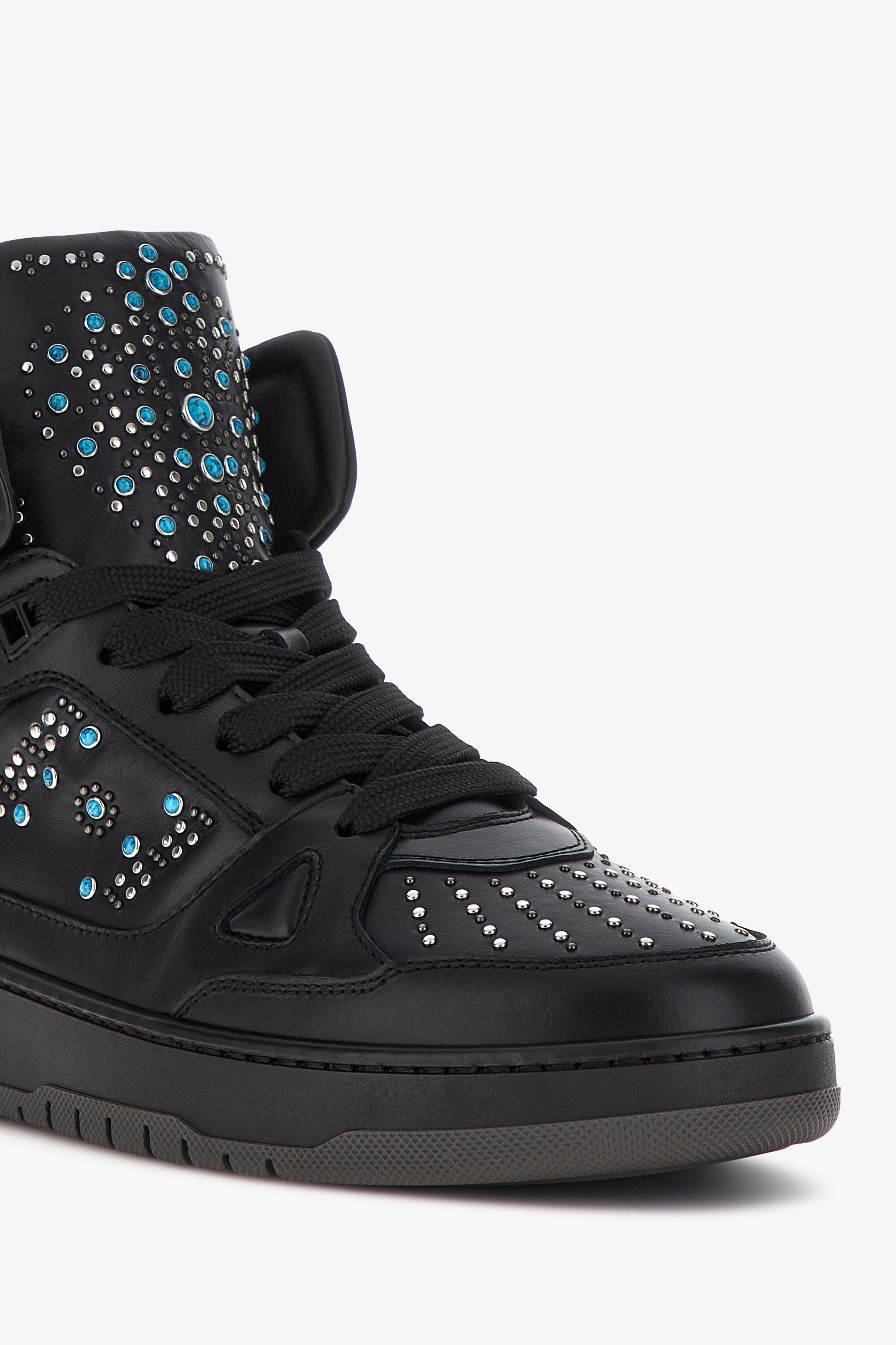 RC High-top sneakers with studs RC High-top sneakers with studs Black RRS019-PZB24