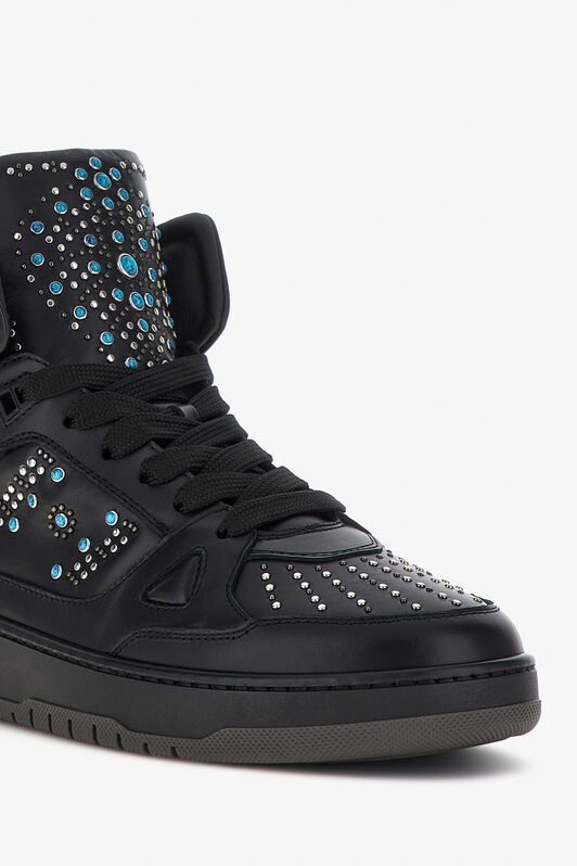RC High-top sneakers with studs RC High-top sneakers with studs Black RRS019-PZB24
