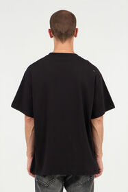 JC Black Short Sleeve Shirt With Logo Patch BLACK UFT059-UF079