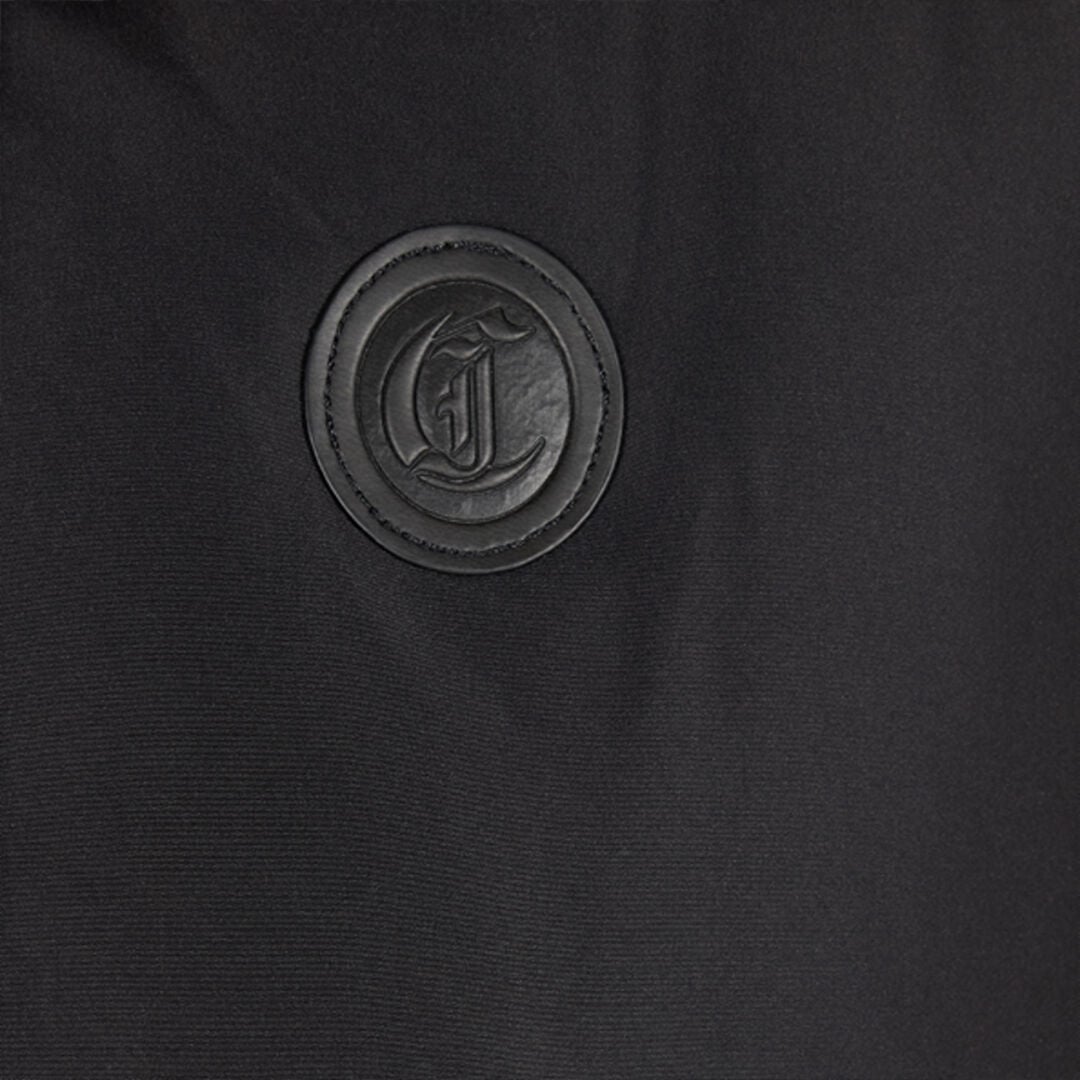 JC High-Neck Puffer Jacket With JC Monogram JC High-Neck Puffer Jacket With JC Monogram Black TFT158-TF225