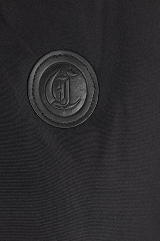 JC High-Neck Puffer Jacket With JC Monogram JC High-Neck Puffer Jacket With JC Monogram Black TFT158-TF225