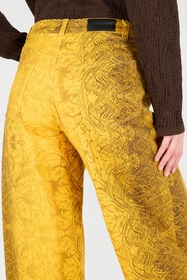 RC Pants With Broccato Print OCRA VKJ207-DAP77