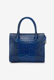 RC Borsa a Mano Blu Effetto Cocco BLUETTE QOB00D-PZO32