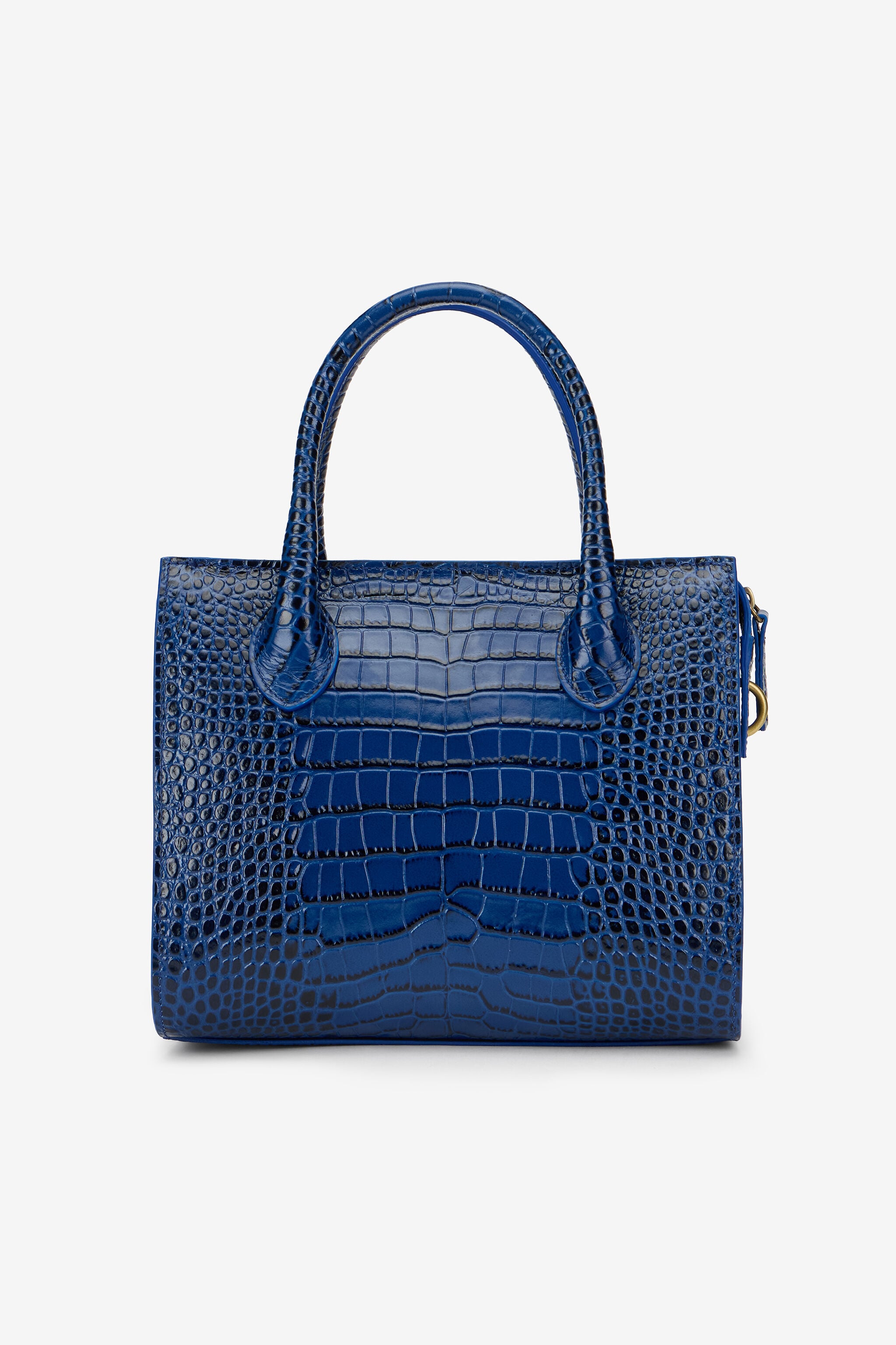 RC Bolso de Mano Azul Efecto Cocodrilo BLUETTE QOB00D-PZO32