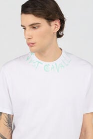 JC White T-Shirt With Logo WHITE WFT064-WF094