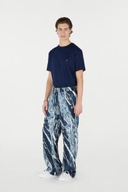 RC Marble-Print Sports Pants RC Marble-Print Sports Pants Dark blue URT25A-2QN22