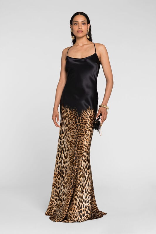 RC Leopard-Print Silk Maxi Dress RC Leopard-Print Silk Maxi Dress NATURALE OWT130-SZD93