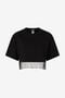 RC Crop Top With Fringing RC Crop Top With Fringing Black UKR65D-JD097