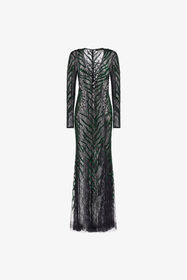 RC Lace Maxi Dress Black TKR151-RT002