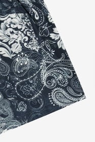 JU Boxer de bain imprimé paisley CAMOU BLACK WJH00B-5RR15