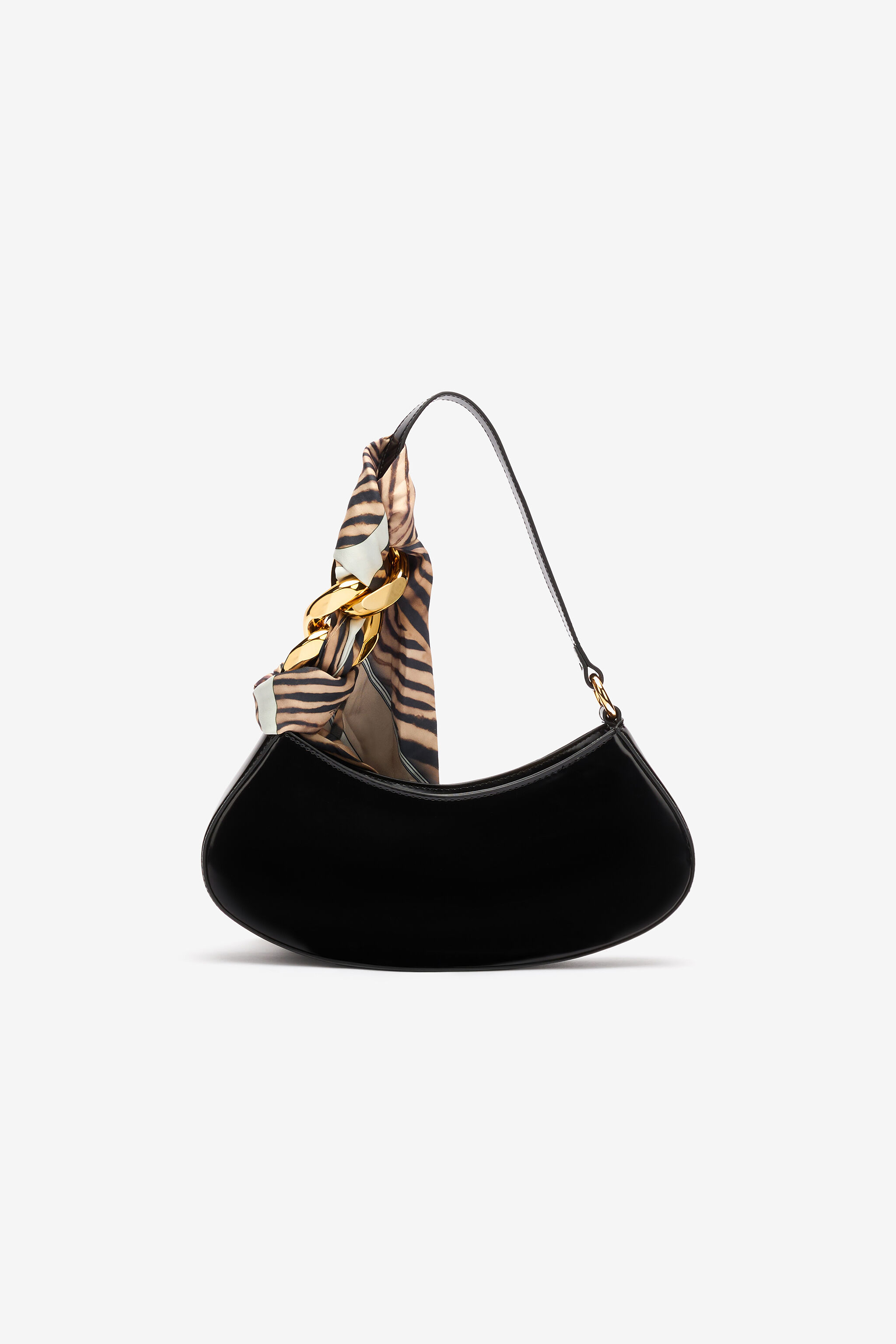 JC Hobo Bag With Scarf JC Hobo Bag With Scarf BLACK UFB090-UF459