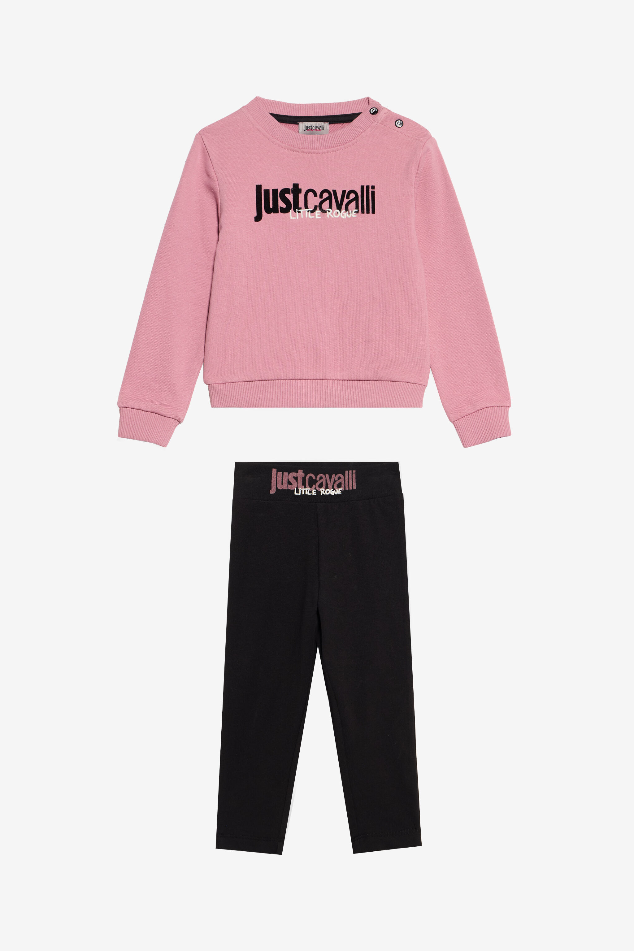 JC Pink and Black Track Suit with Logo PINK/BLACK XFT69V-CF004