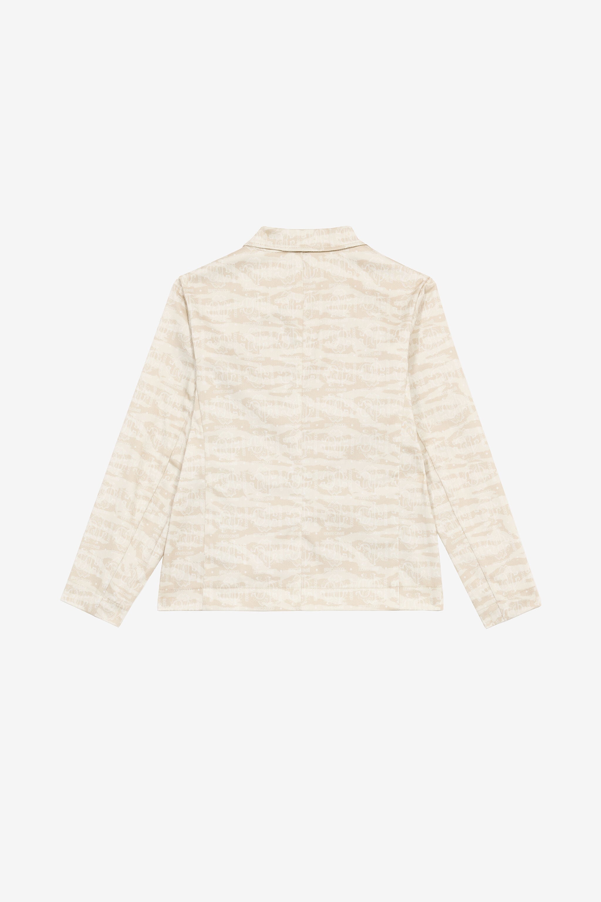 JU Tiger Skin-Print Jacket JU Tiger Skin-Print Jacket Ivory UJT40E-6SO44