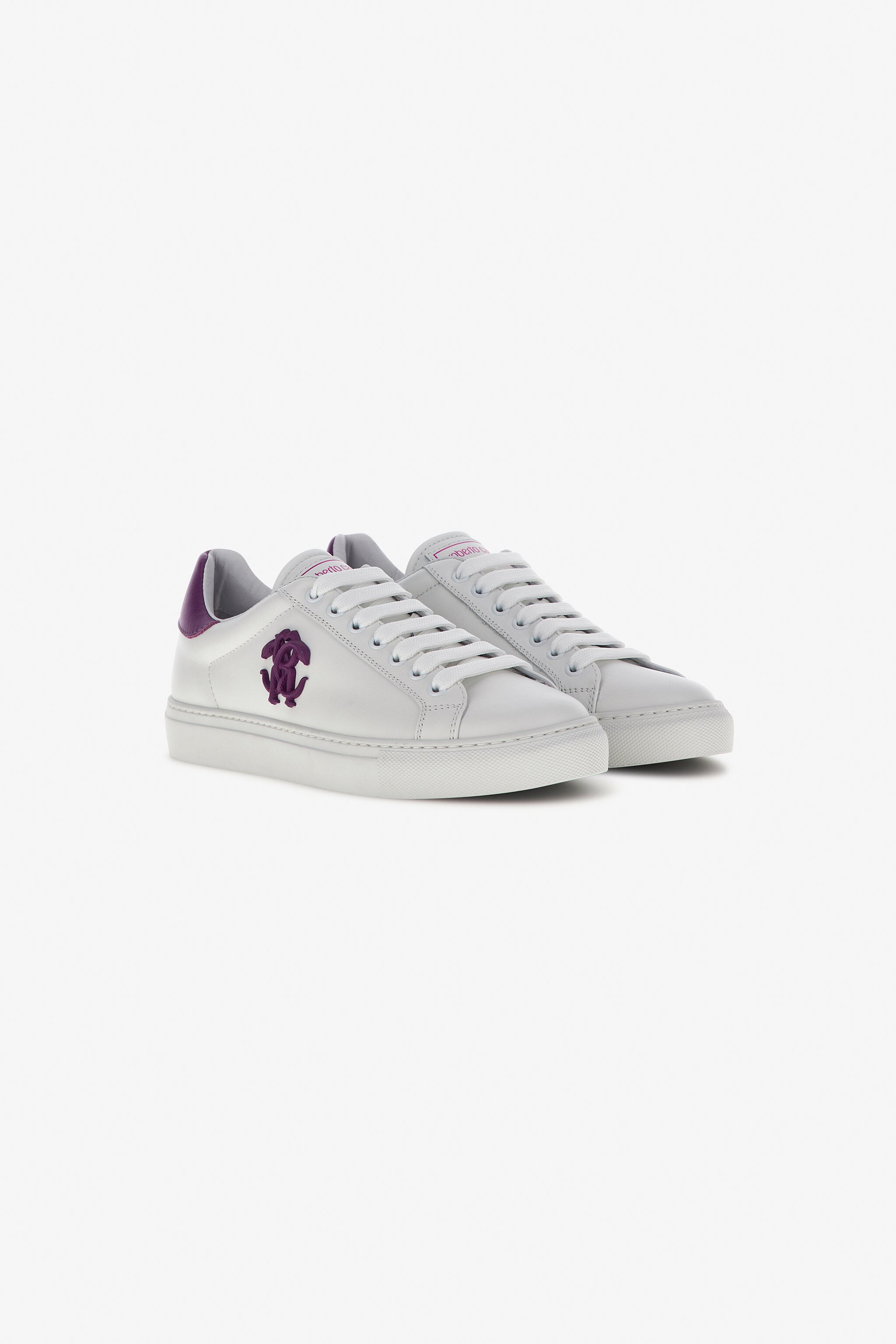 RC Sneakers with Monogram Mirror Snake RC Sneakers with Monogram Mirror Snake White/Purple RKS038-PZA90