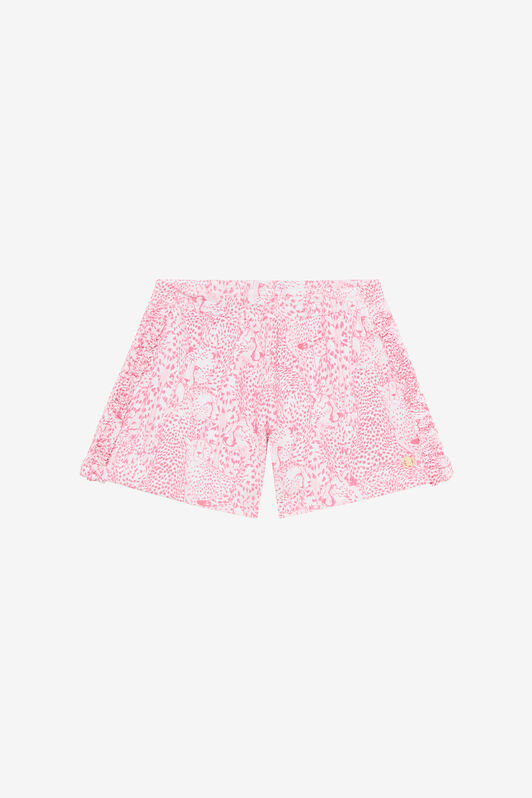 JU Cheetah Print Shorts PINK UJT26A-5OO37