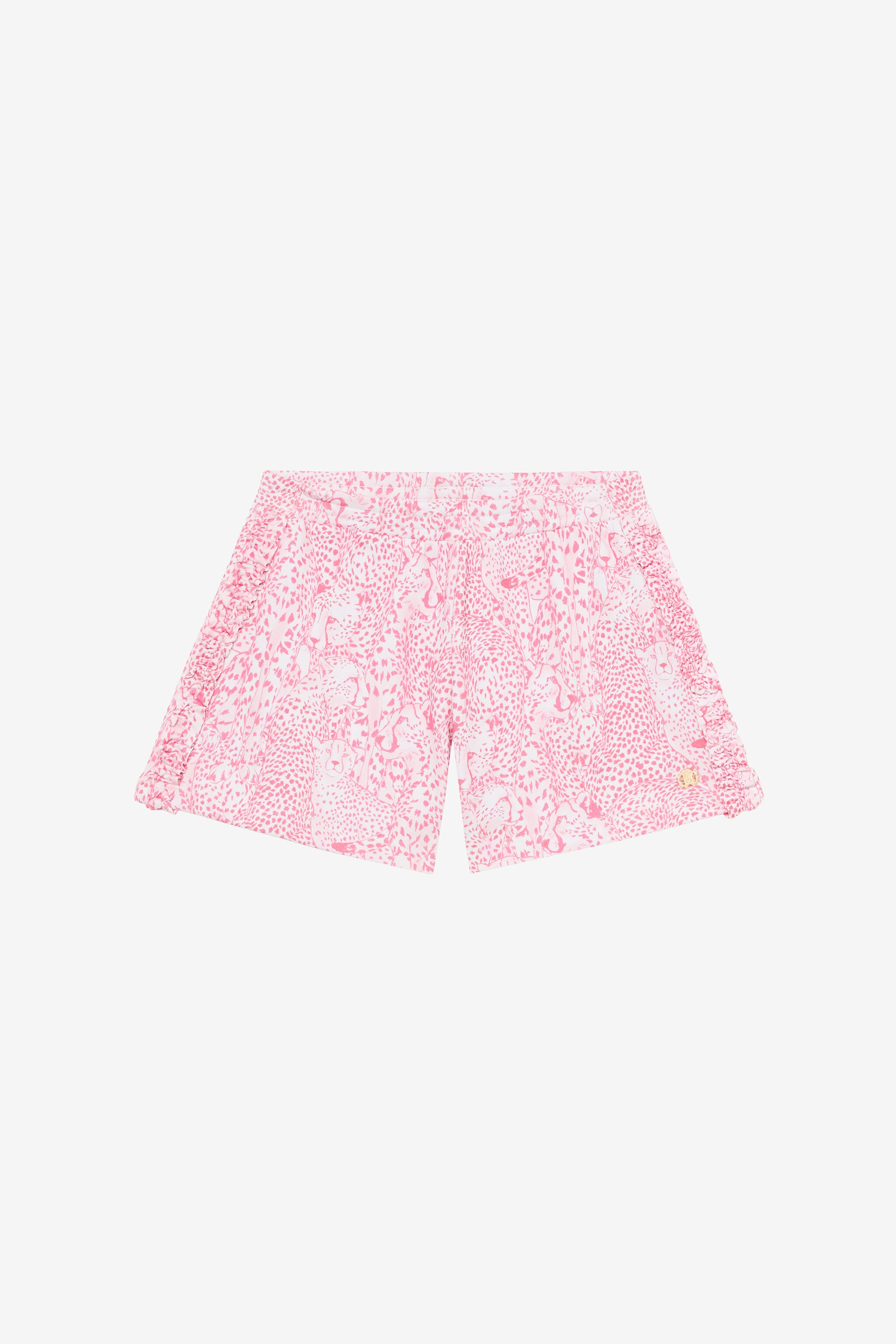 JU Cheetah Print Shorts PINK UJT26A-5OO37