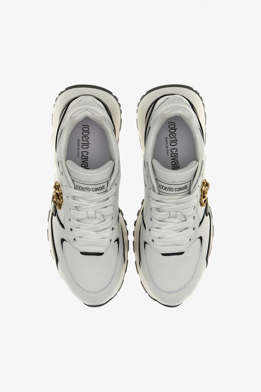 RC Sneakers with Monogram Mirror Snake RC Sneakers with Monogram Mirror Snake Schwarz/Weiß RKS048-PZB33