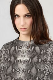 RC Python Print Sweatshirt PYTHON DARK GREY SOT66L-CF050