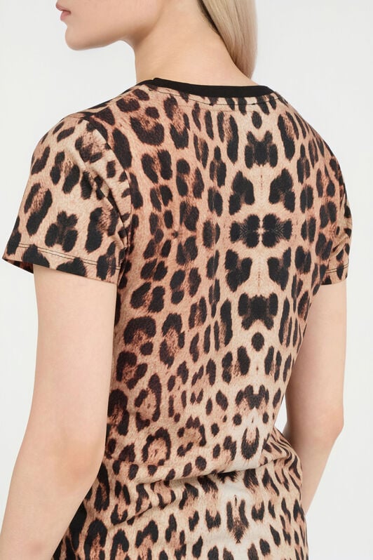 RC Leopard Print T-Shirt RC Leopard Print T-Shirt JAGUAR QOT60A-JFG34